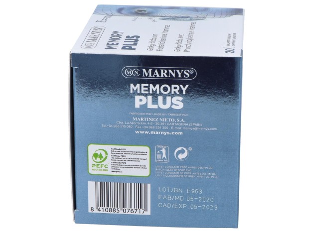 Marnys Memory Plus 20X10Ml