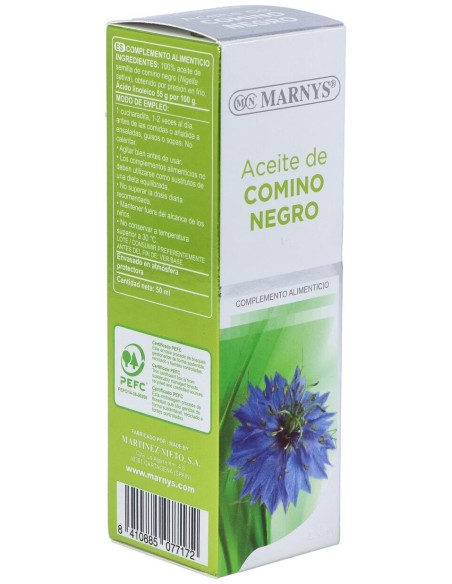 Marnys Aceite Puro Comino Negro 50Ml