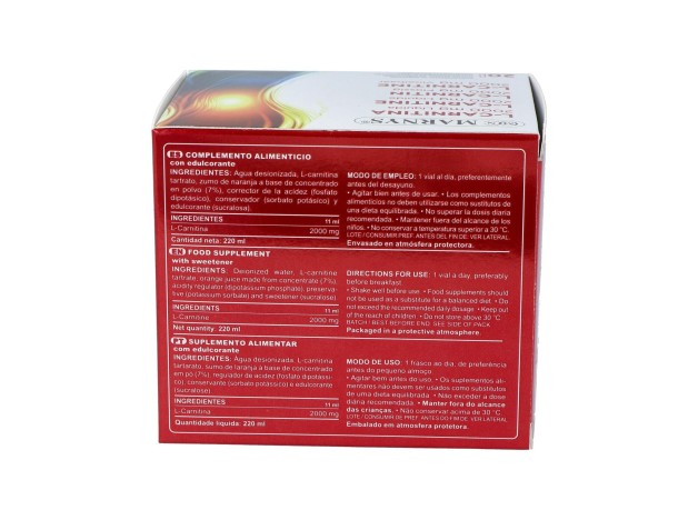 L-Carnitina 2000 Sabor Naranja 20Viales