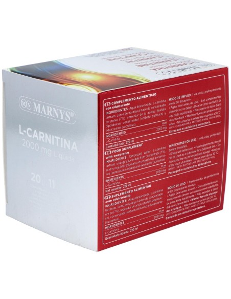 L-Carnitina 2000 Sabor Naranja 20Viales