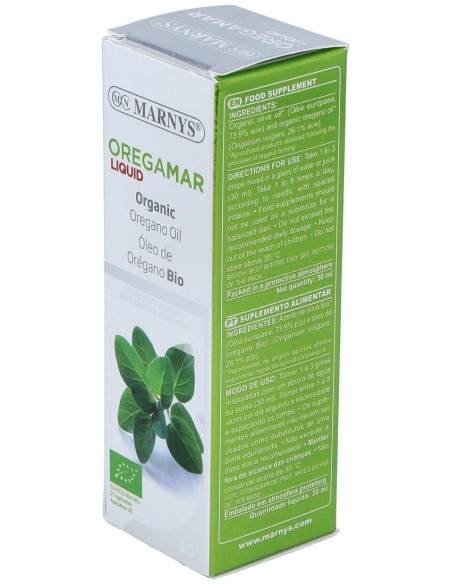 Marnys Aceite De Orégano Ecológico 30Ml