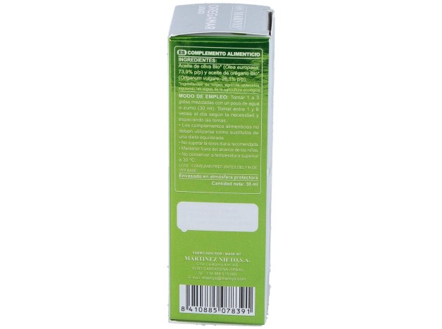 Marnys Aceite De Orégano Ecológico 30Ml