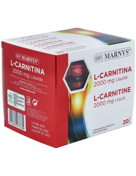 L-Carnitina 2000 Sabor Naranja 20Viales