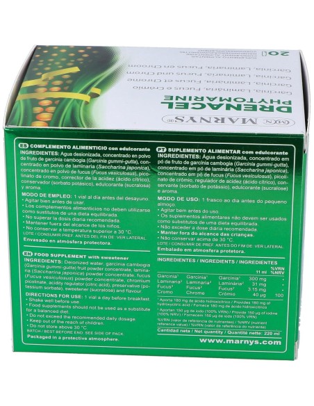 Marnys Drenacel Phytomarine 11X20 Viales