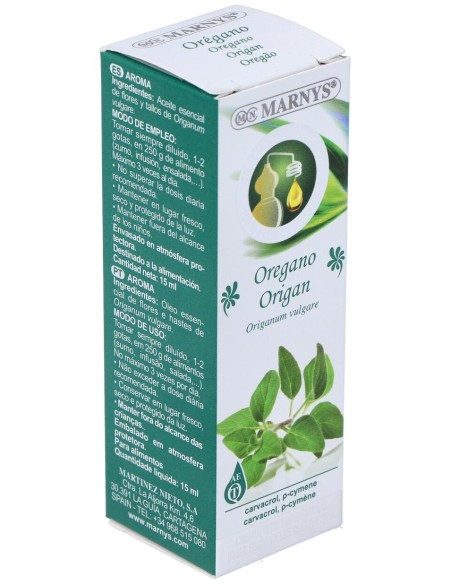 Marnys Aceite Esencial Alimentario De Oregano Estuche 15