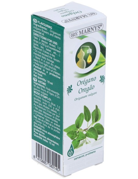Marnys Aceite Esencial Alimentario De Oregano Estuche 15