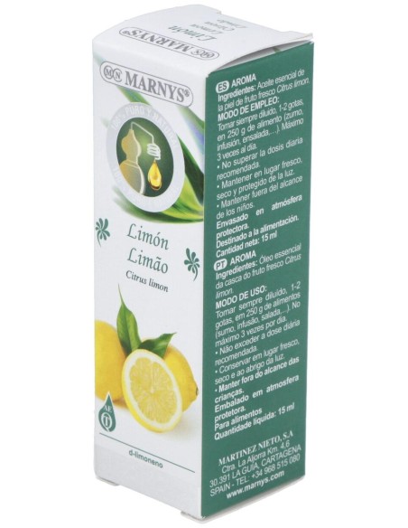 Marnys Aceite Esencial Alimentario De Limon Estuche 15Ml