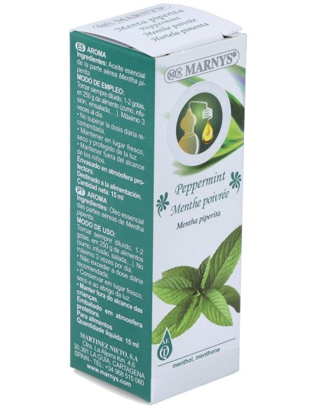Menta Piperita Oleo Essencial Alimentario 15Ml.