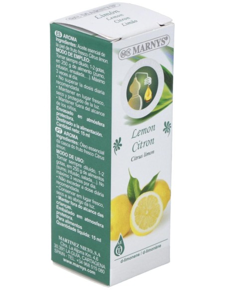 Marnys Aceite Esencial Alimentario De Limon Estuche 15Ml