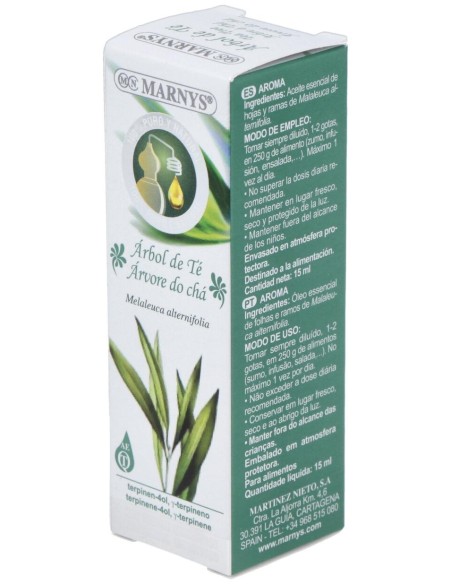 Tea Tree Oleo Essencial Alimentario 15Ml.