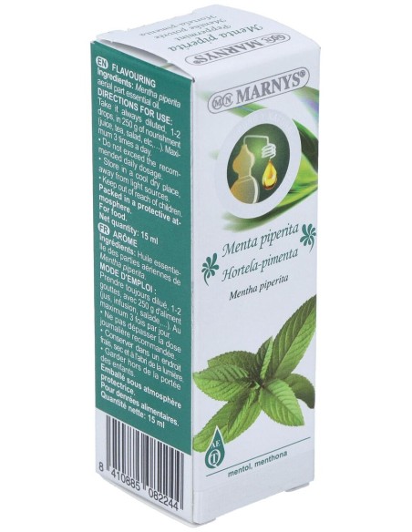 Menta Piperita Oleo Essencial Alimentario 15Ml.