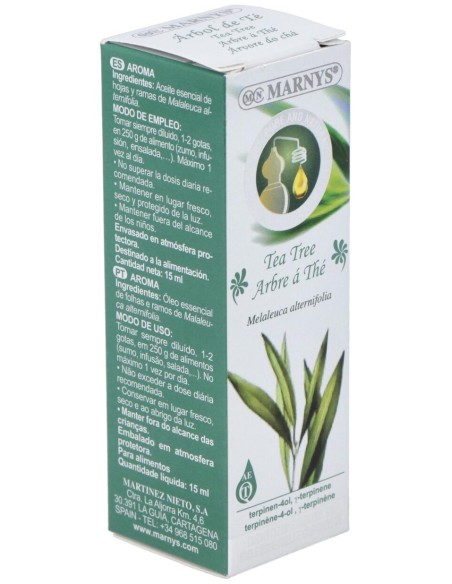 Tea Tree Oleo Essencial Alimentario 15Ml.