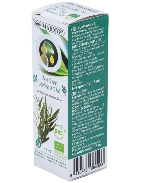 Marnys Aceite Esencial Alimentario De Arbol De Te Bio 15