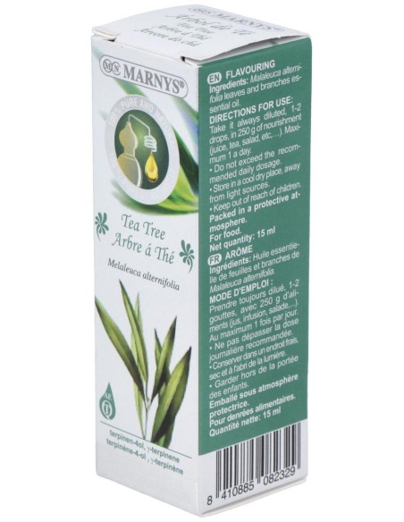 Tea Tree Oleo Essencial Alimentario 15Ml.
