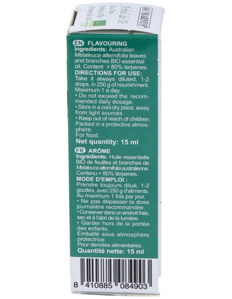 Marnys Aceite Esencial Alimentario De Arbol De Te Bio 15