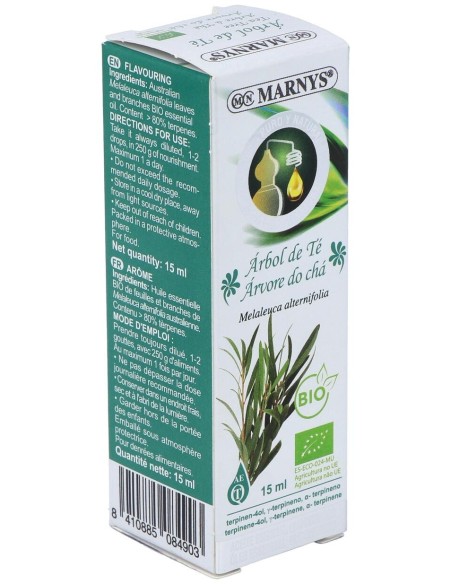 Marnys Aceite Esencial Alimentario De Arbol De Te Bio 15