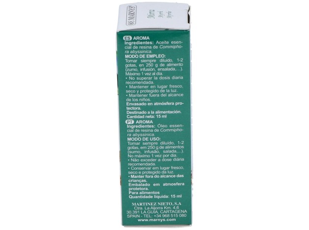 Marnys Aceite Esencial Alimentario De Mirra...