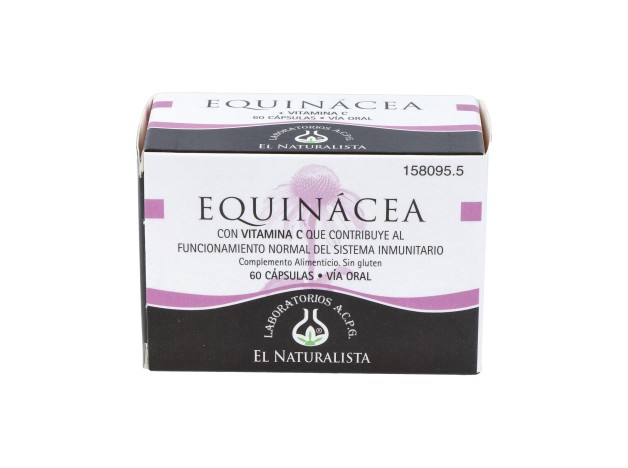 El Naturalista Equinacea + Vitamina C, 60 Cápsulas