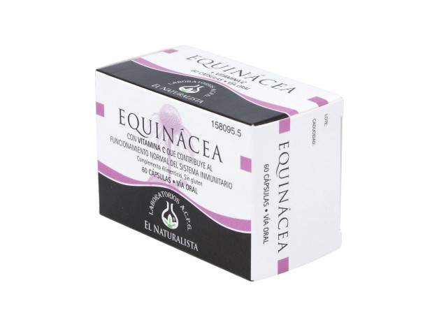 El Naturalista Equinacea + Vitamina C, 60 Cápsulas