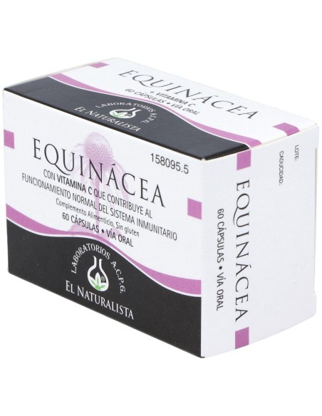 El Naturalista Equinacea + Vitamina C, 60 Cápsulas