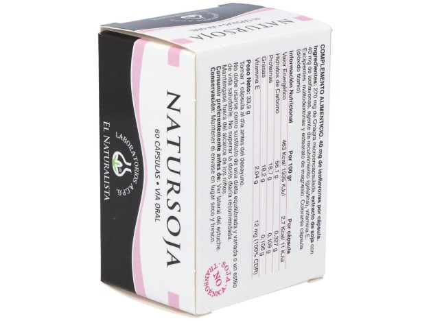 El Naturalista Natursoja Con Onagra 60Cáps