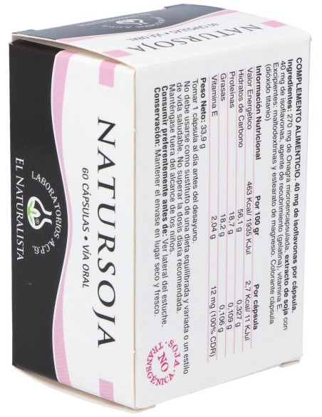El Naturalista Natursoja Con Onagra 60Cáps