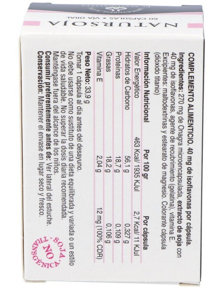 El Naturalista Natursoja Con Onagra 60Cáps