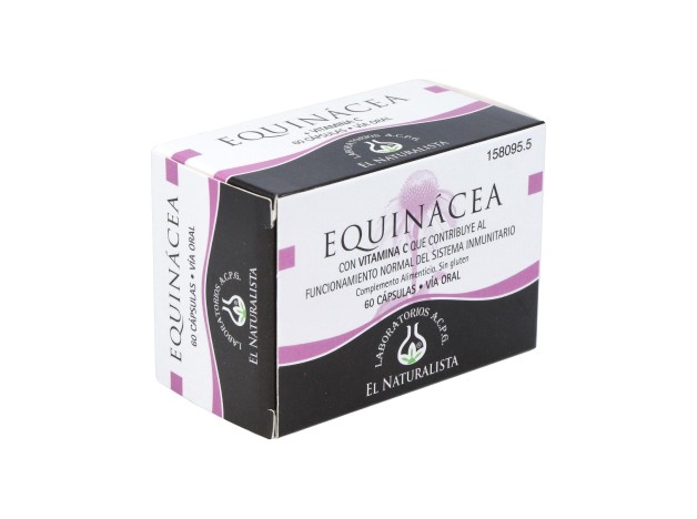 El Naturalista Equinacea + Vitamina C, 60 Cápsulas