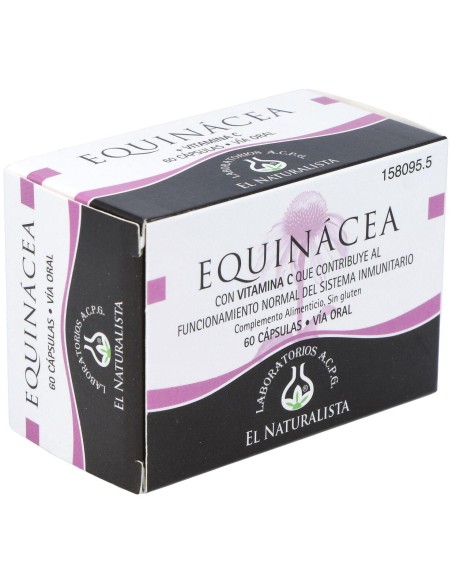 El Naturalista Equinacea + Vitamina C, 60 Cápsulas