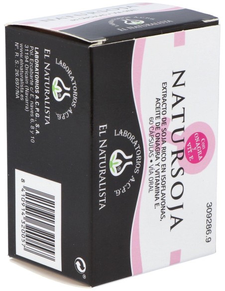 El Naturalista Natursoja Con Onagra 60Cáps