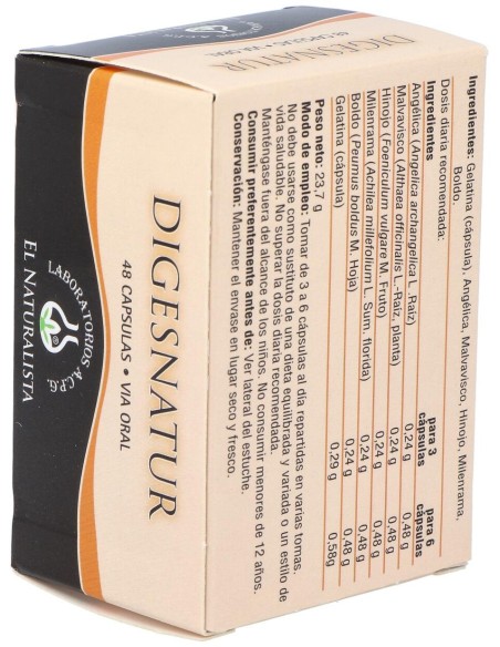 El Naturalista Digesnatur, 48 Cápsulas