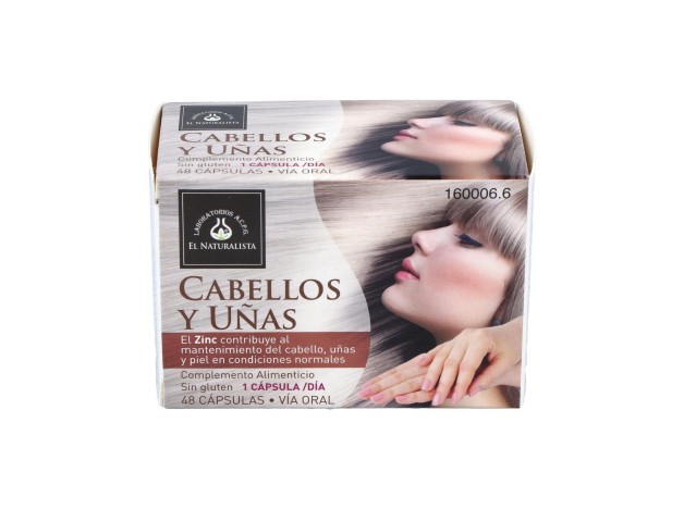 El Naturalista Cabellos Y Uñas, 48 Cápsulas