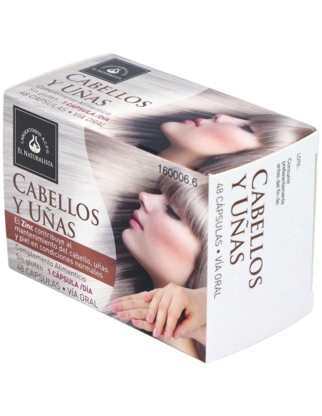 El Naturalista Cabellos Y Uñas, 48 Cápsulas