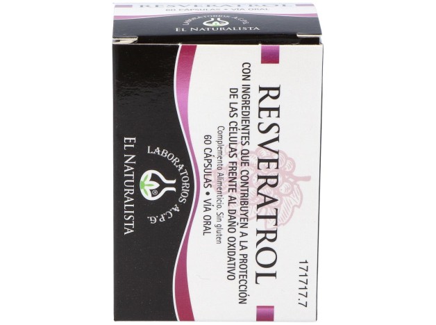 El Naturalista Resveratrol, 60 Cápsulas