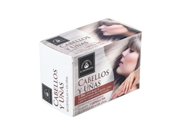 El Naturalista Cabellos Y Uñas, 48 Cápsulas