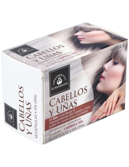 El Naturalista Cabellos Y Uñas, 48 Cápsulas
