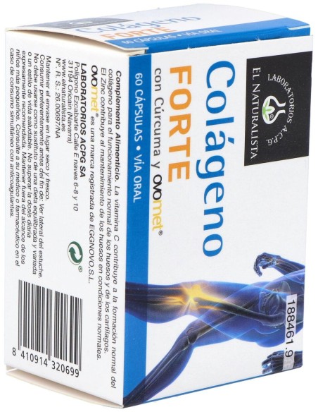 Colageno Forte Colageno+Ovomet+Curcuma 60Cap.