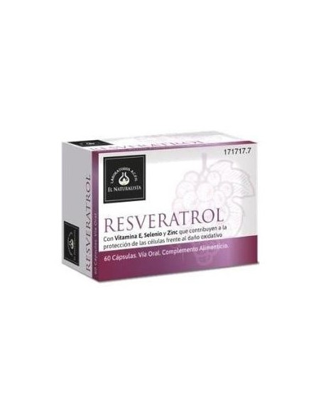 El Naturalista Resveratrol, 60 Cápsulas