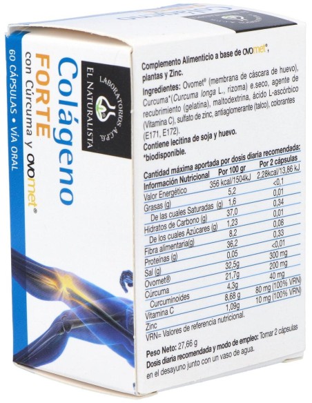 Colageno Forte Colageno+Ovomet+Curcuma 60Cap.