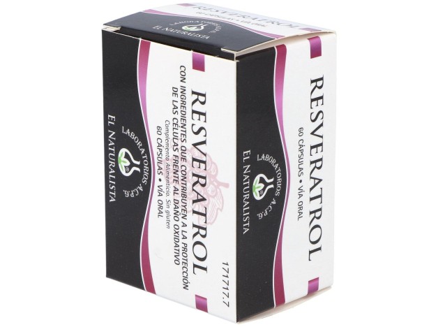 El Naturalista Resveratrol, 60 Cápsulas
