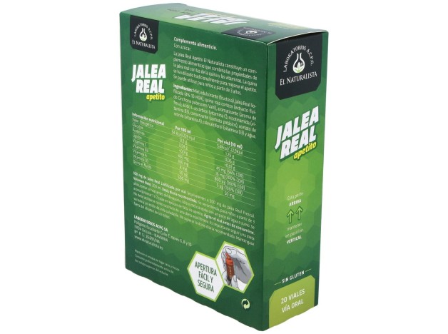 El Naturalista Jalea Apetito Con Quina 20 Viales