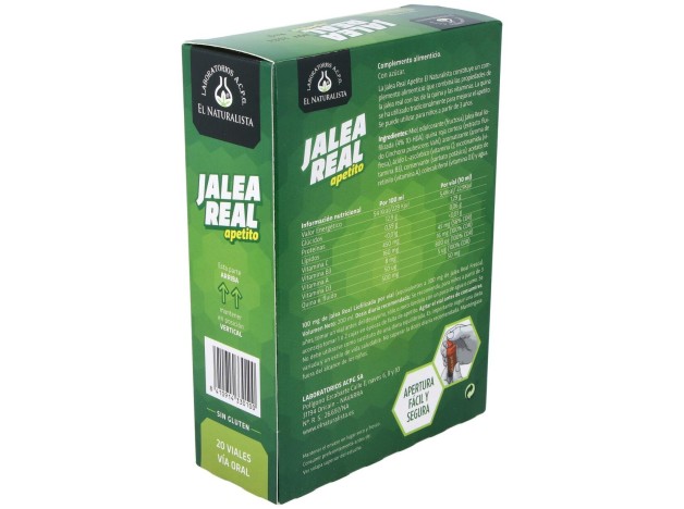 El Naturalista Jalea Apetito Con Quina 20 Viales