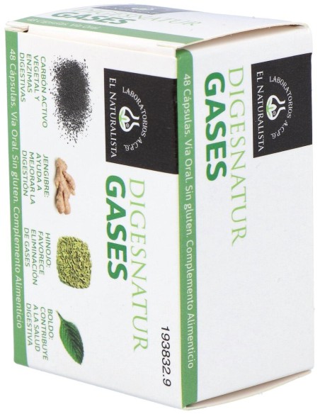 El Naturalista Digesnatur Gases, 48 Cápsulas