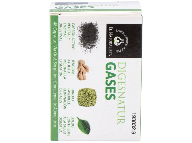 El Naturalista Digesnatur Gases, 48 Cápsulas