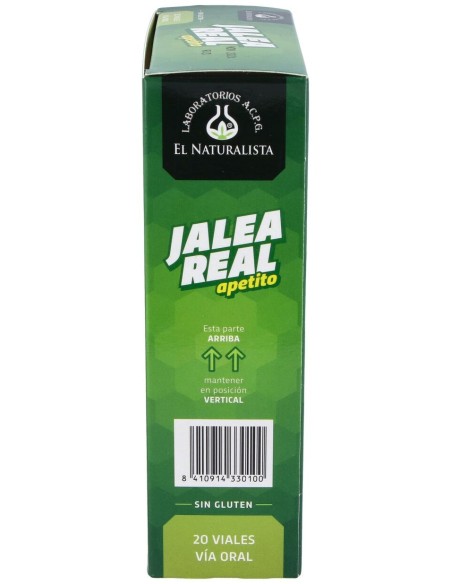 El Naturalista Jalea Apetito Con Quina 20 Viales