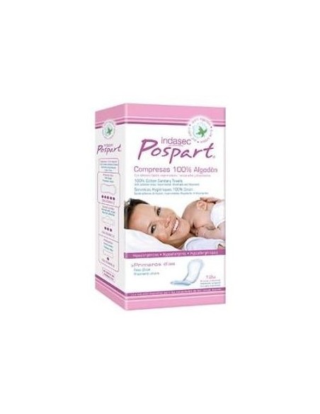 Compresa Hig Indasec Alg Post Parto Pri Dias 12Un