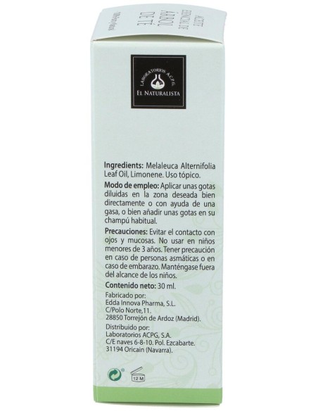El Naturalista Aceite Esencial De Árbol De Té, 30 Ml