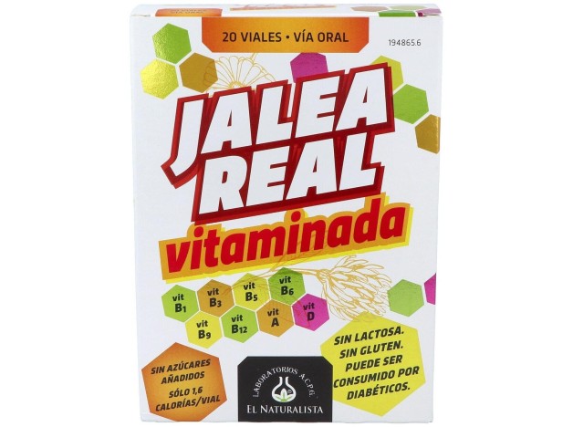 El Naturalista Jalea Real Vitaminada, 20 Ampollas