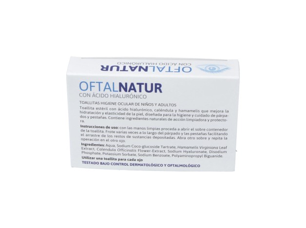 Oftalnatur Toallitas Oftálmicas, 15 Toallitas