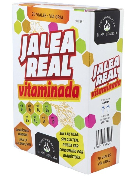 El Naturalista Jalea Real Vitaminada, 20 Ampollas